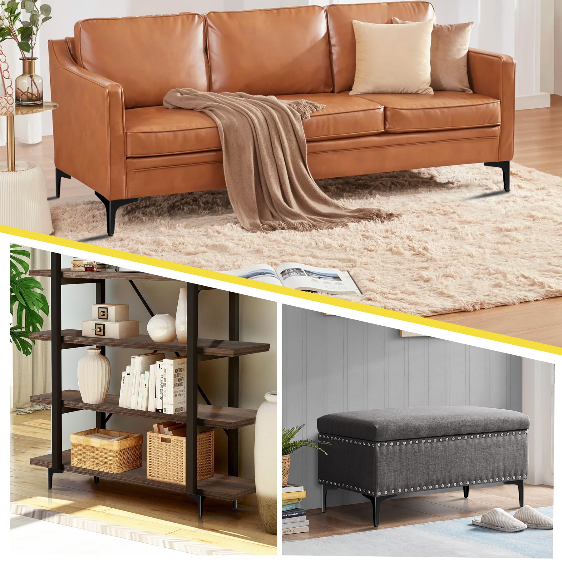 Eumtenr versatile replacement legs for various furniture pieces