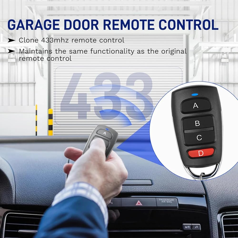 EunnacoTop clone remote with battery included for immediate use.