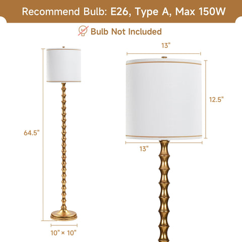 EUO antique brass finish on slim body evokes mid-century elegance