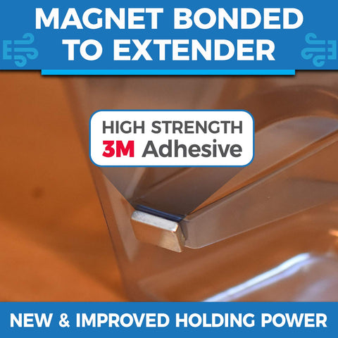 Eureka Air secure magnetic adhesive dots keep extenders firmly in place