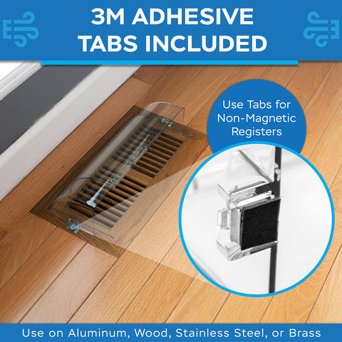 Two-pack Eureka Air vent deflectors ready for multi-room use.