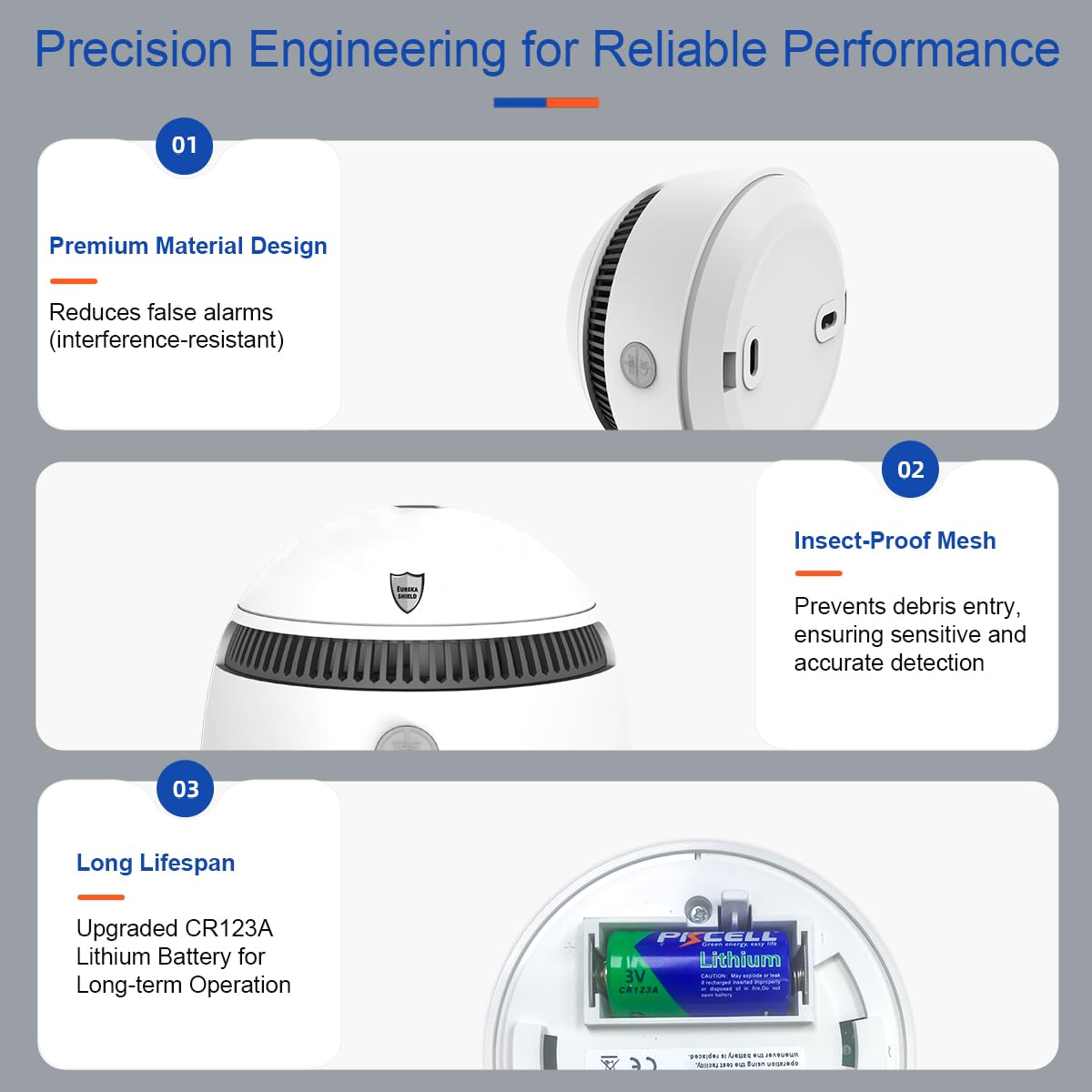 Eureka Shield CE and UL certifications validate global safety standards.