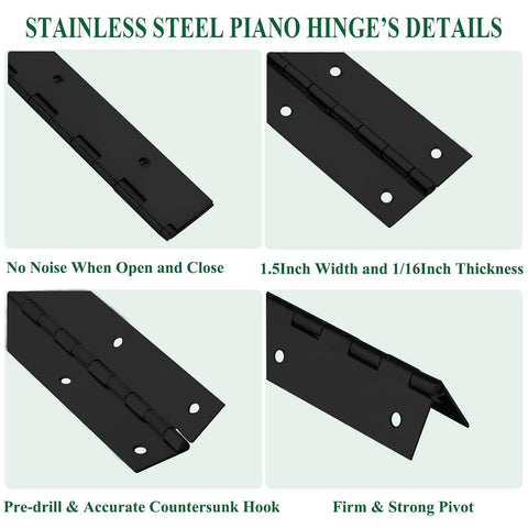 EVANCENT 16-inch hinge on bed frame showcases durable stainless steel
