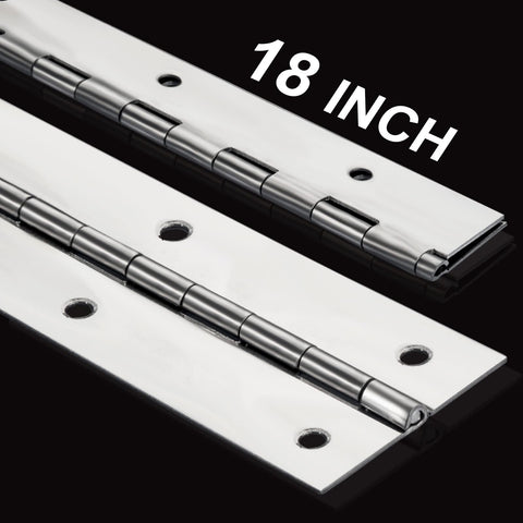 EVANCENT 2Pack heavy-duty piano hinge 18-inch long for sturdy cabinet doors.