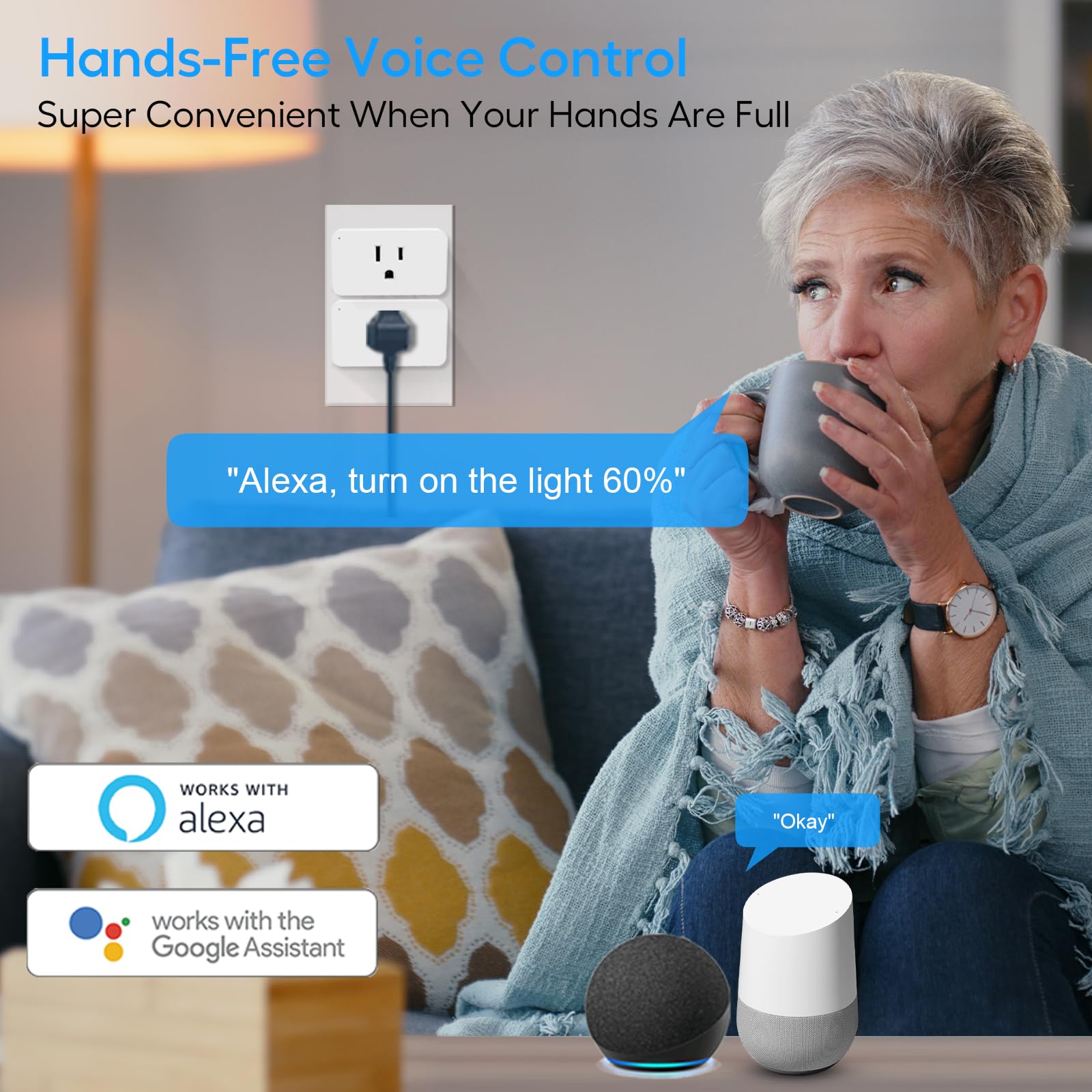 Eva's Light dimmer plug app scheduling for automated lighting.