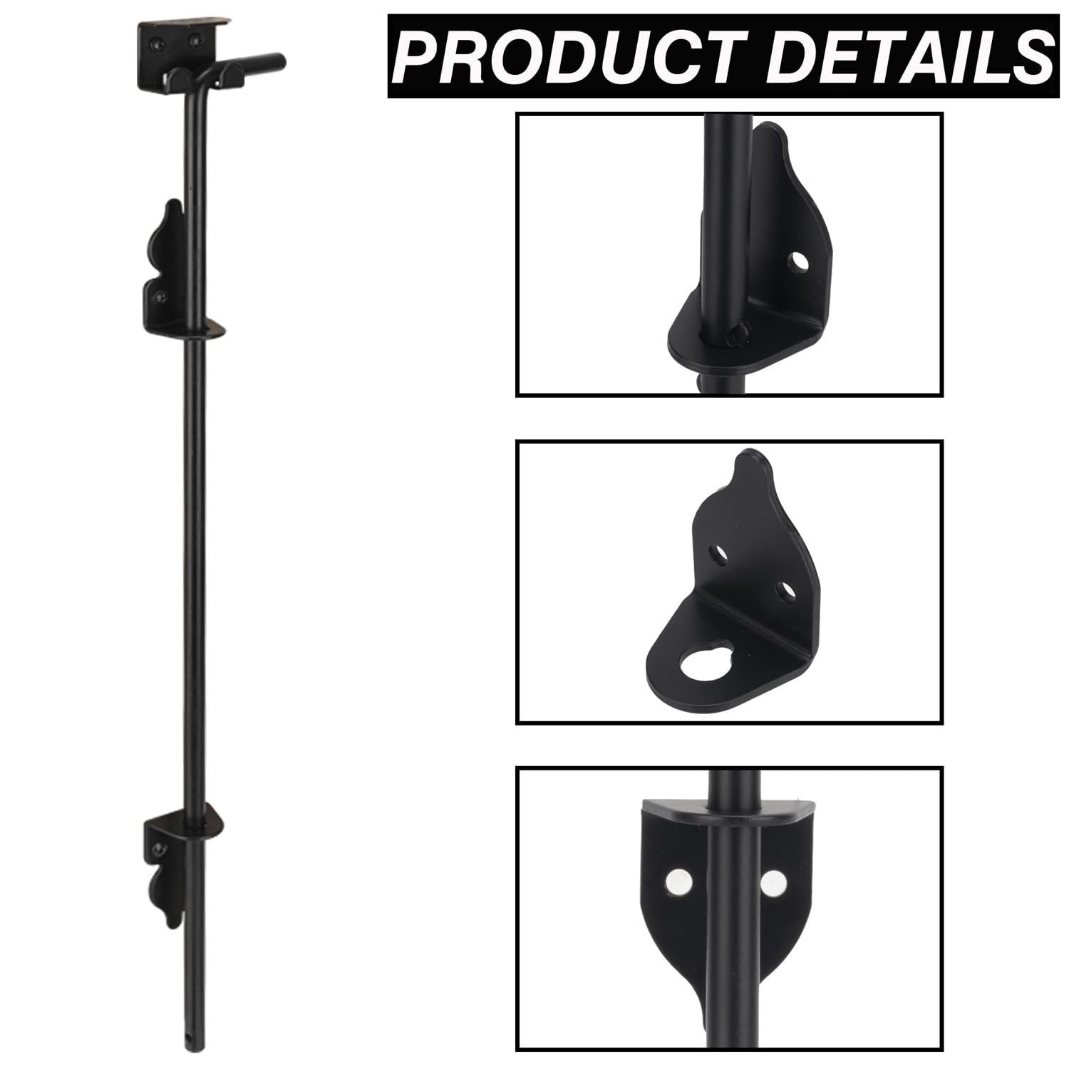 EVCUHASL heavy-duty gate rod installation kit for quick reinforcement.