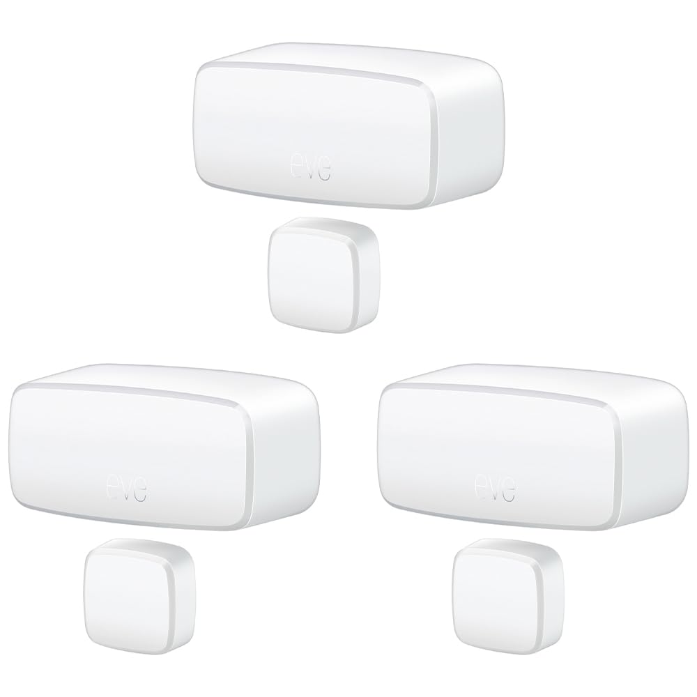Eve Door & Window 3-pack in packaging for smart home setup