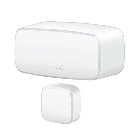 Eve Door and Window front view sensor demonstrates compact design with Matter readiness