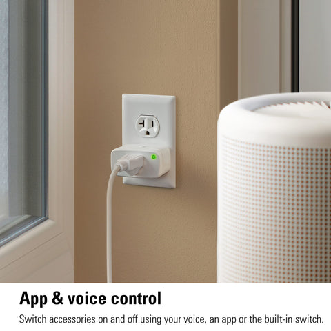 Eve Energy Matter smart plug connected to Thread network extends reliable connectivity.