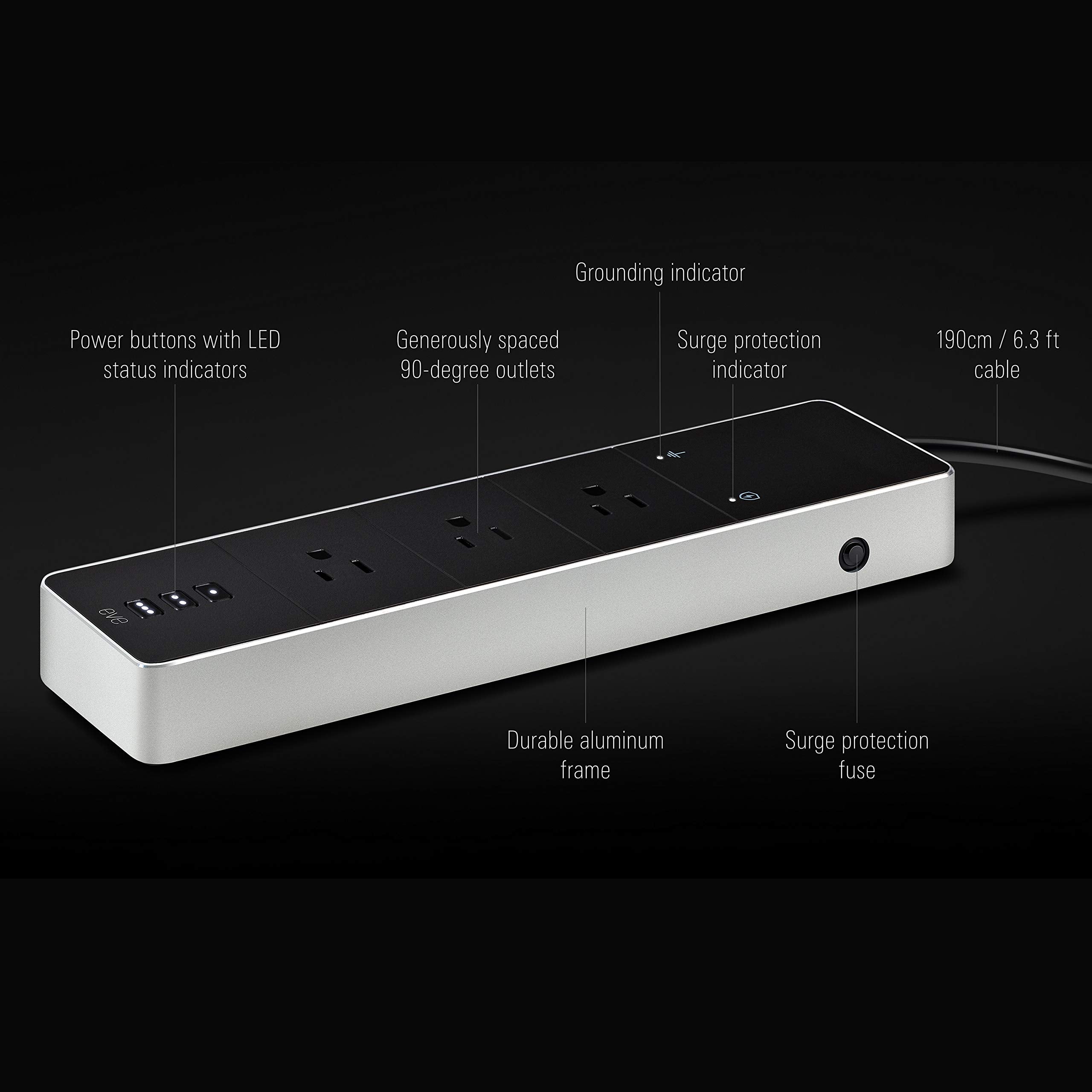Eve Energy Strip onboard buttons offer direct manual control