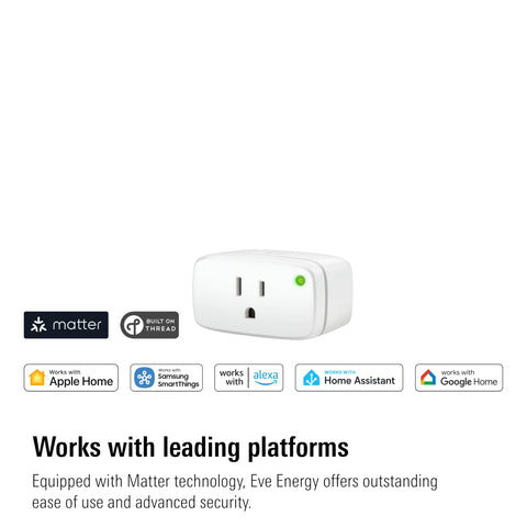 Eve Energy voice-control usage showing convenient hands-free operation with smart speakers.