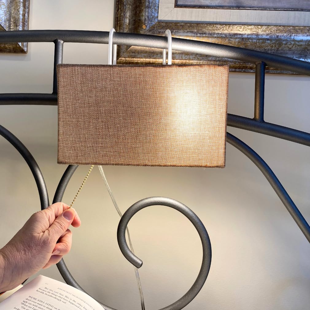 Evelots 60-inch power cord provides flexible placement in the bedroom.