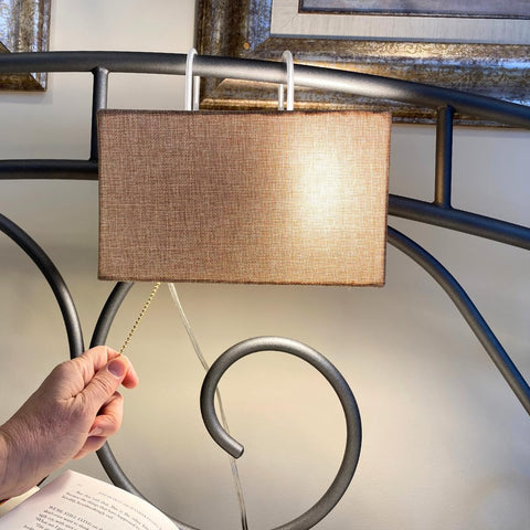 Evelots 60-inch power cord provides flexible placement in the bedroom.