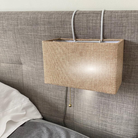 Evelots boho chic metal frame wrapped in fabric for durability.