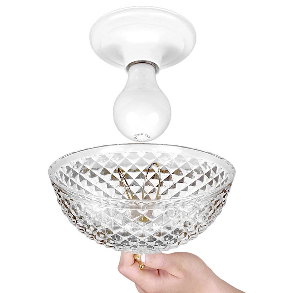Shade diameter 7.75 inches fits standard bulbs for versatile lighting.