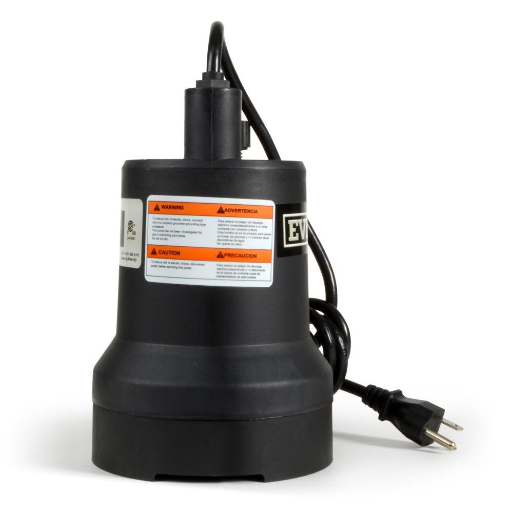 Everbilt SUP54-HD submersible design allows full immersion for versatile setup.