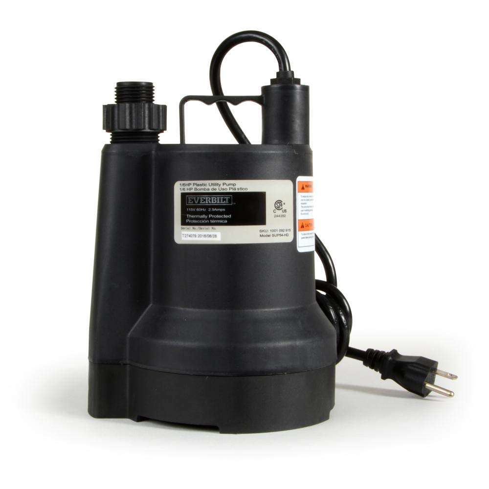 Everbilt SUP54-HD refurbished unit with tested performance for reliable water removal.