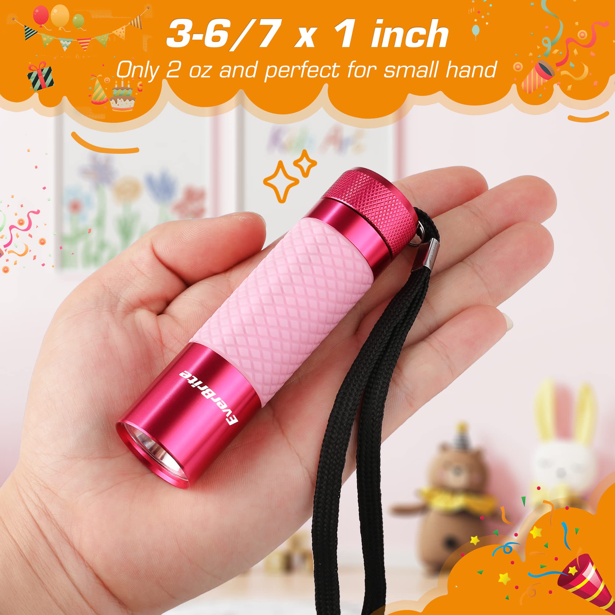 EverBrite mini flashlight in green ideal for hiking and emergencies.