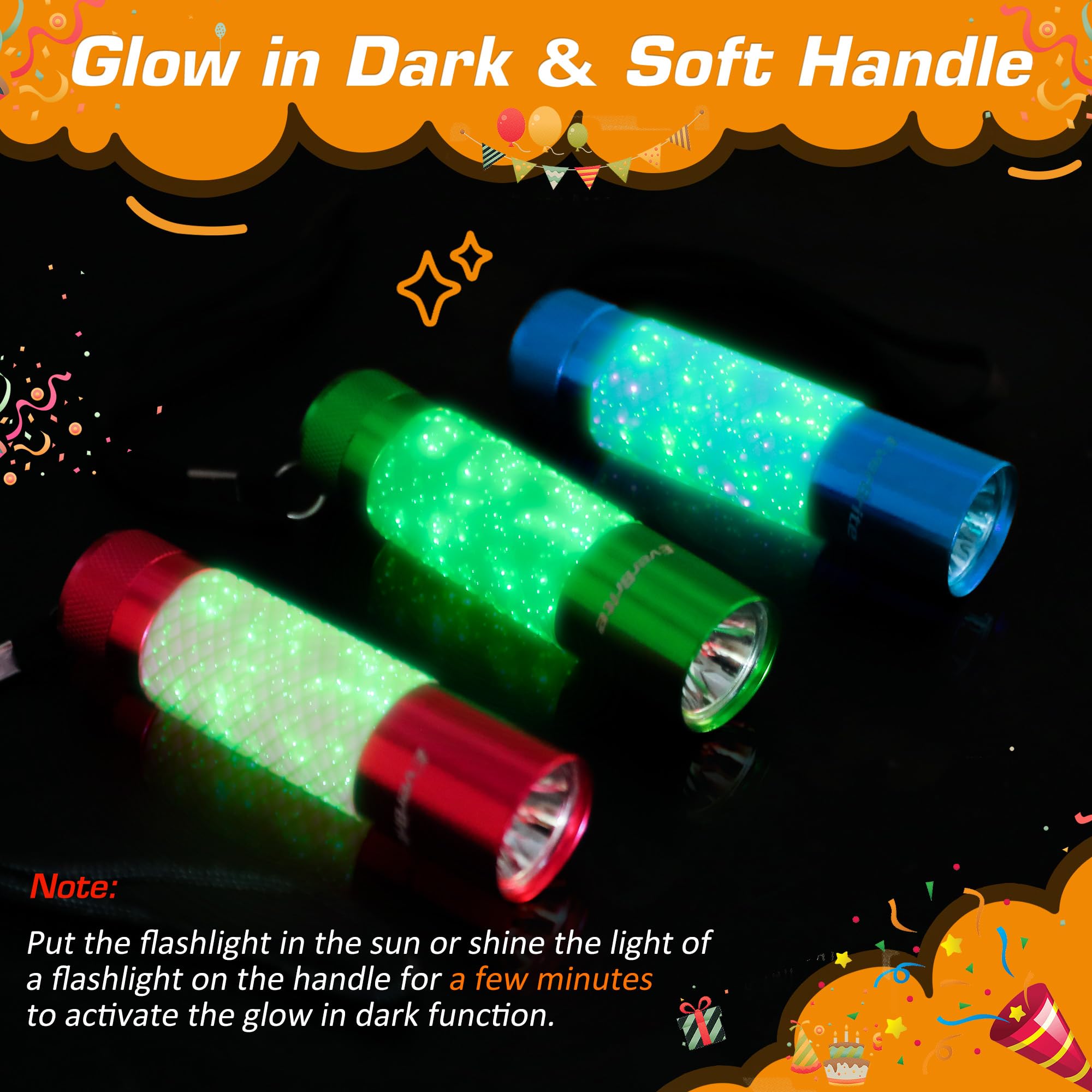 EverBrite mini flashlight in purple perfect as party favors.