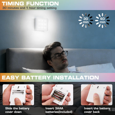 EverBrite battery-powered night light for portable ambient glow