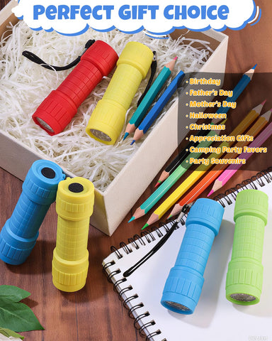 EverBrite flashlight beam reaches about 59 feet for outdoor visibility.