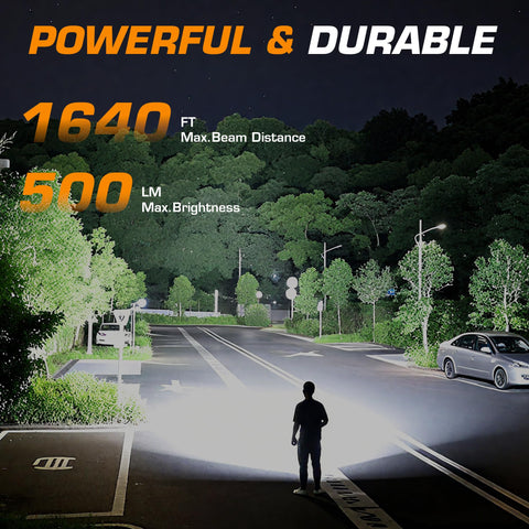 EverBrite lightweight ABS spotlight ready for travel and adventures.