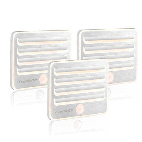EverBrite motion sensor night light, wide-angle view, compact and unobtrusive.