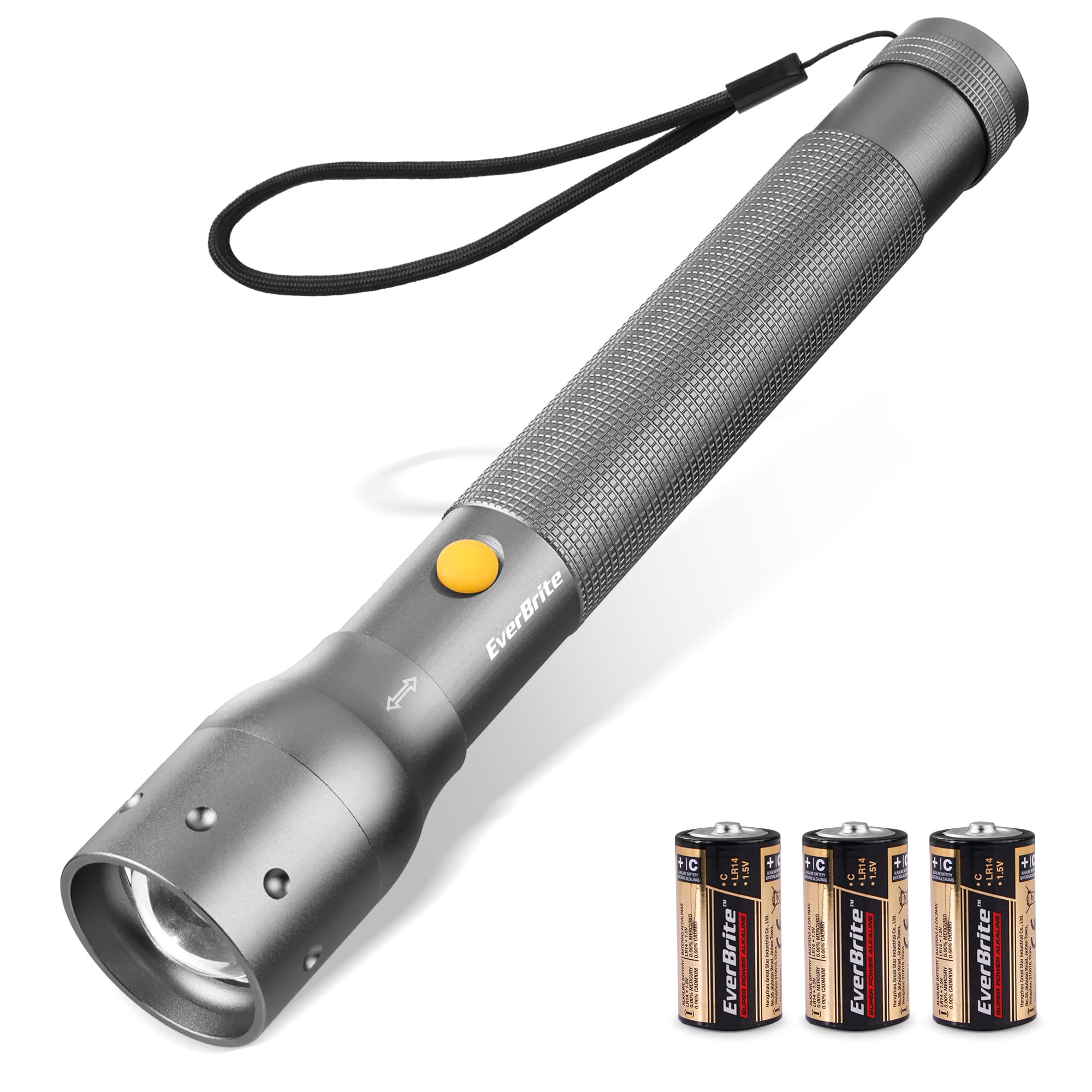 EverBrite ultra-bright tactical flashlight wide beam for campsite lighting