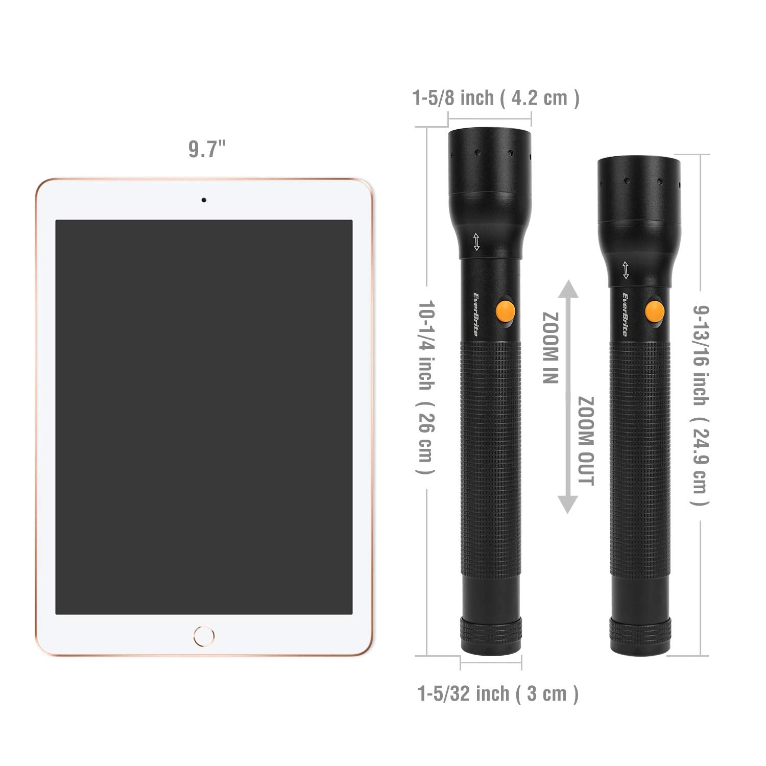 EverBrite flashlight during power outage provides bright lighting for safety