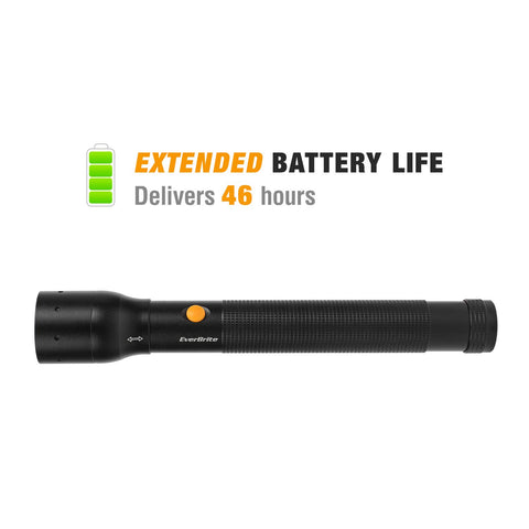 EverBrite flashlight zoomable beam in action for versatile flood to spot lighting
