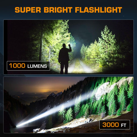 EverBrite zoomable beam adjusts from flood to spot for versatile tasks.