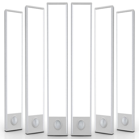 Everdoss 6-pack under-cabinet light with motion sensor for hands-free visibility