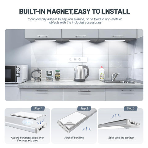 EVERDOSS adhesive metal and magnet mount enables versatile placement