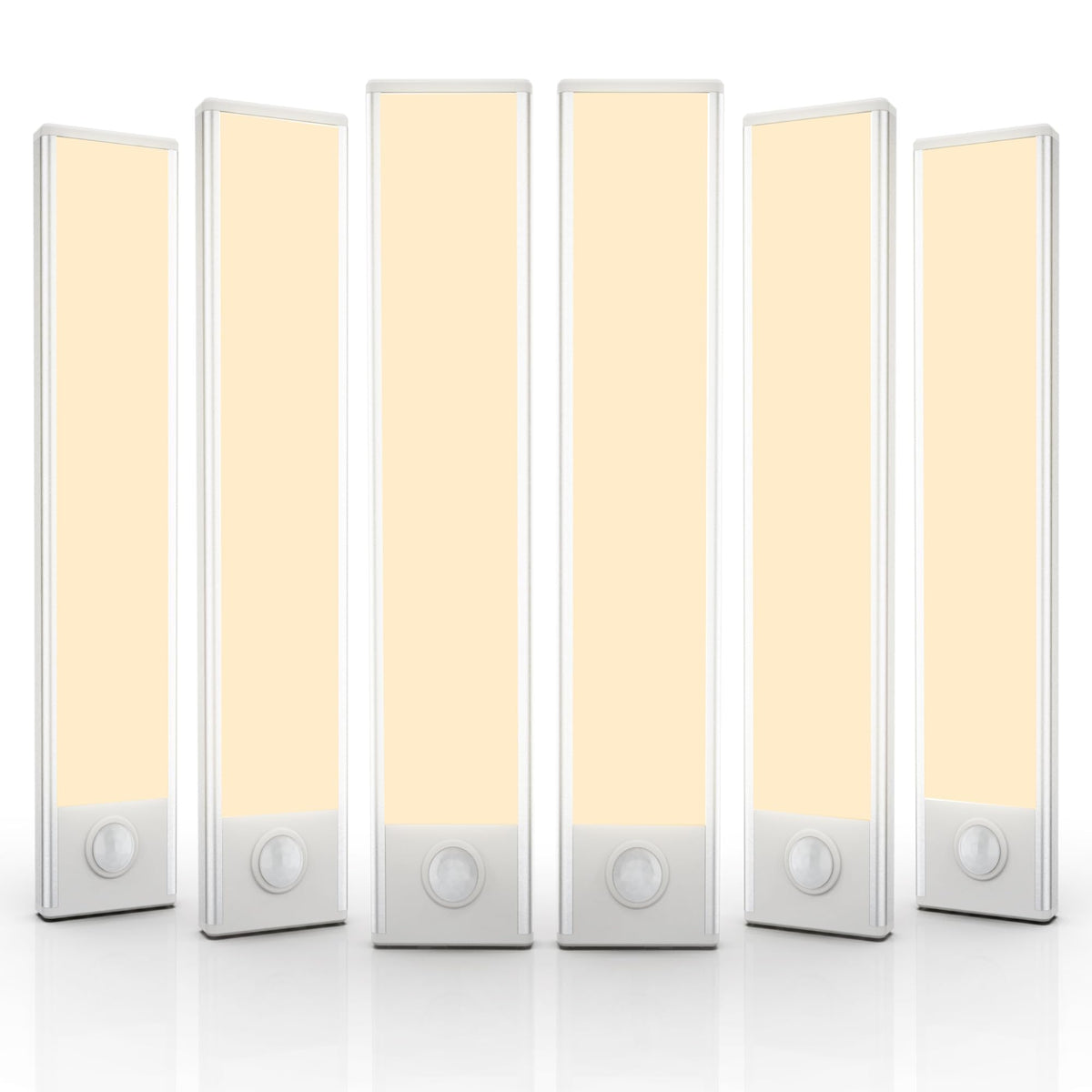 Everdoss under-cabinet light magnet install shown on iron surface for easy mounting