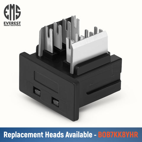 Everest easyJACK grooved rubber handles endure heavy use.