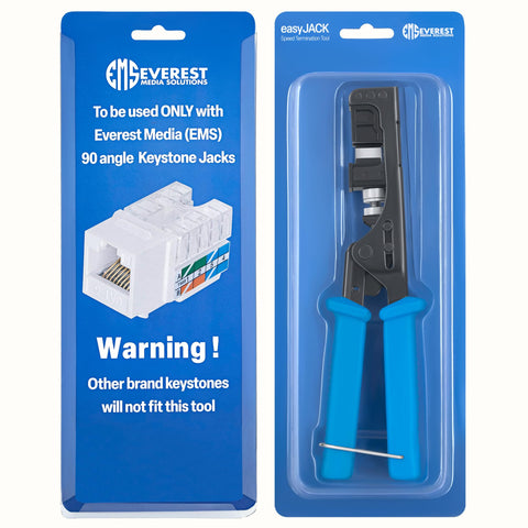 Everest easyJACK stainless steel blades resist rust during use.