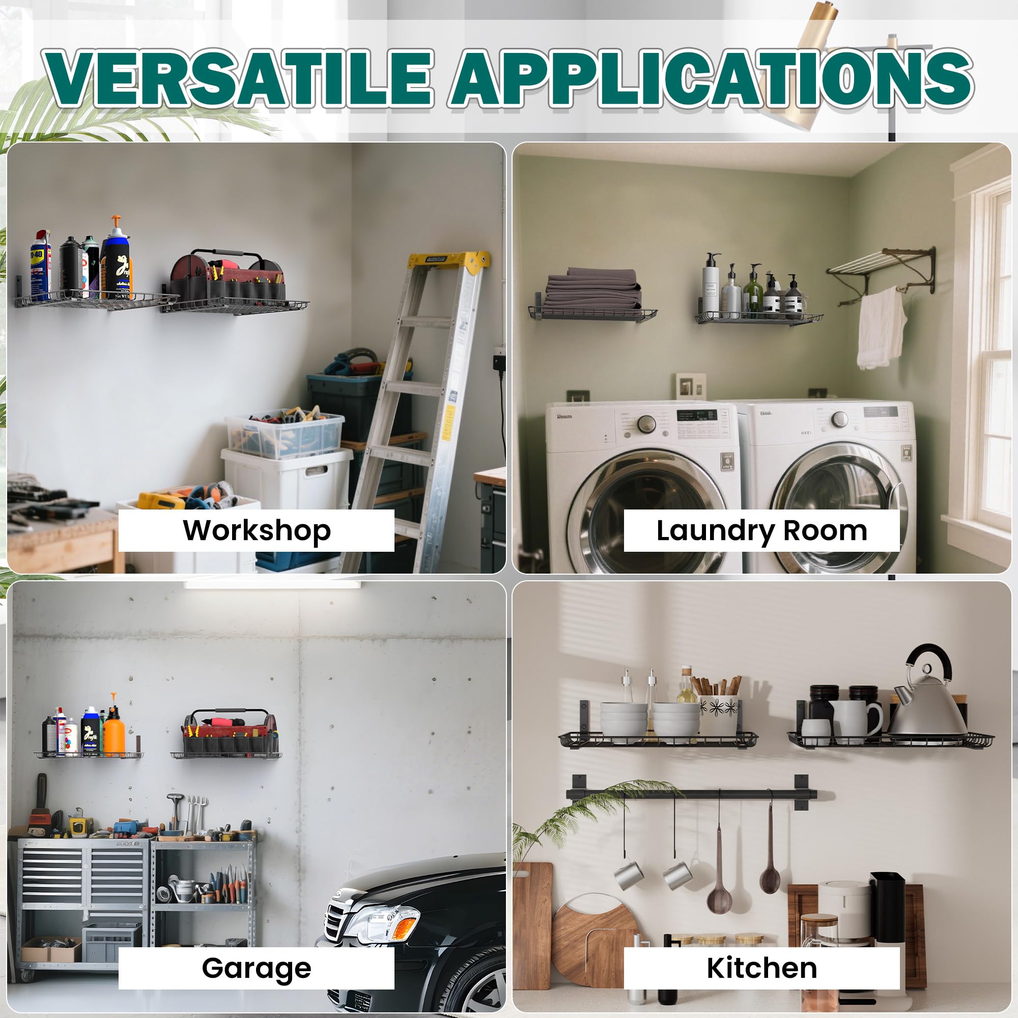 EVERHANGER black metal finish complements any workspace.