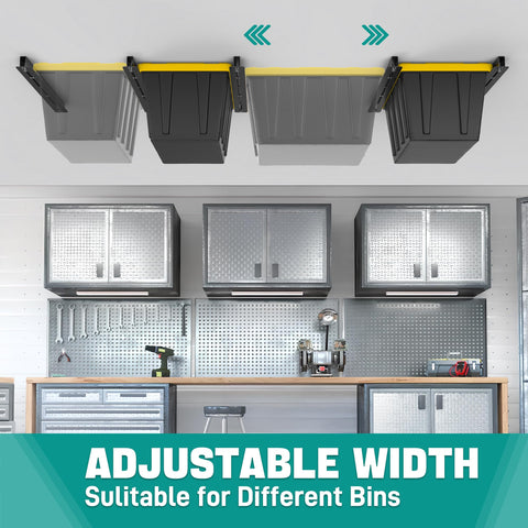EVERHANGER ceiling rack installation onto studs delivers secure mounting.