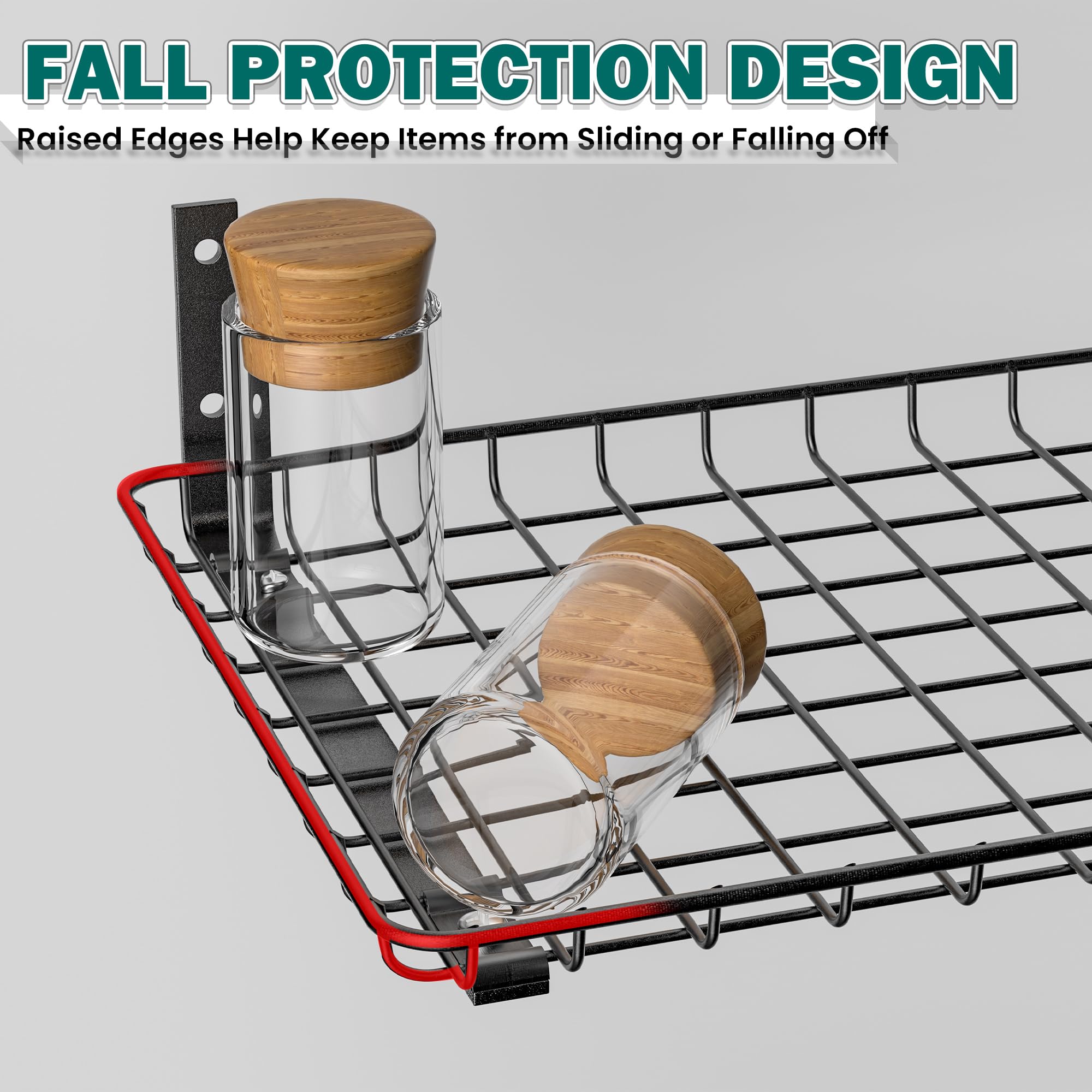 EVERHANGER compact 12x18 shelf maximizes space in small areas.