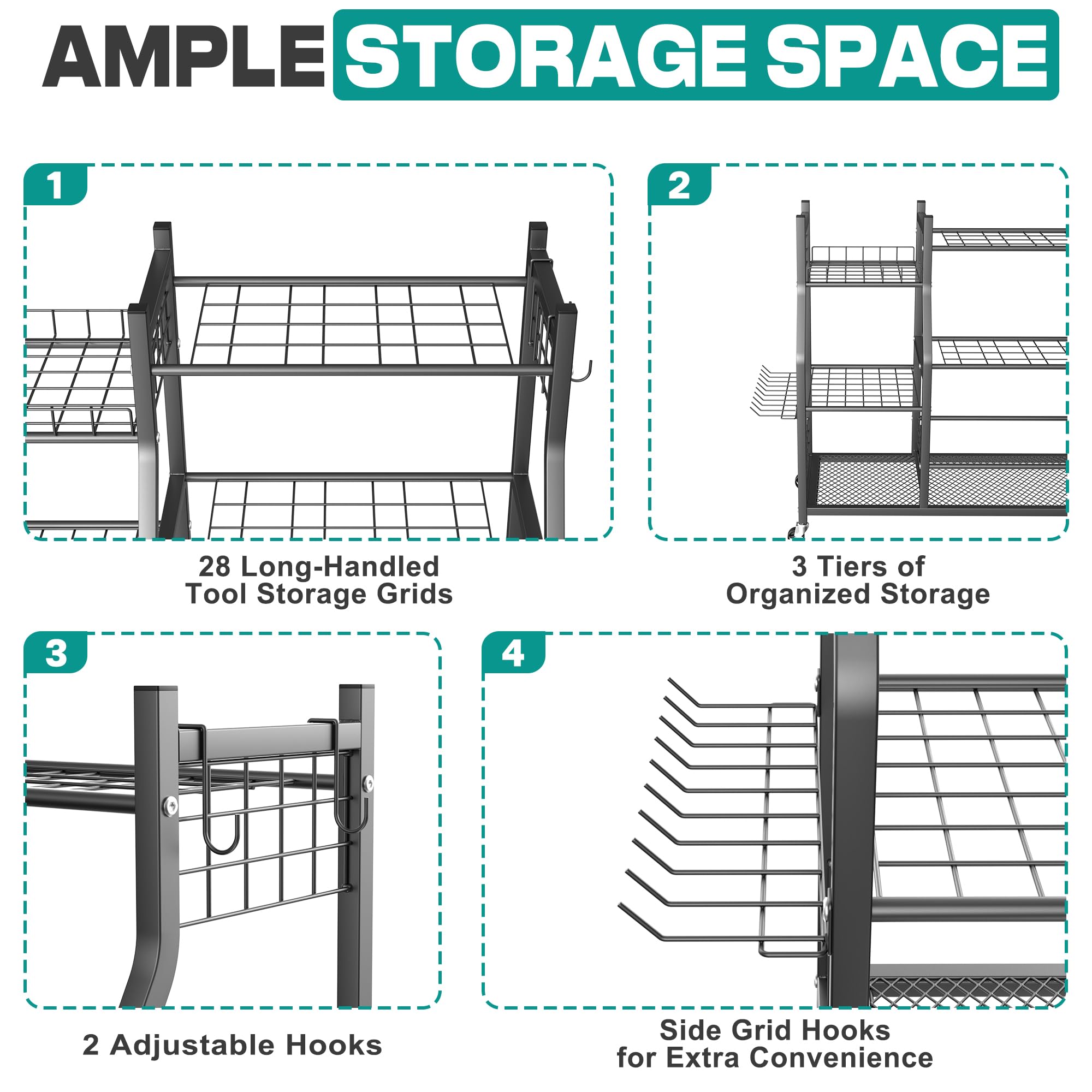 EVERHANGER all-metal rust-proof construction highlighted for durability