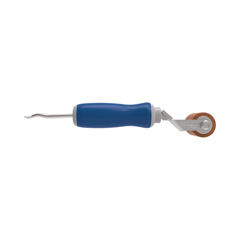 Everhard Roll-N-Chek ergonomic handle reduces hand fatigue during use