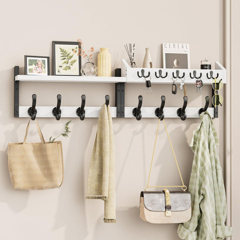 Evermagin 35-inch coat rack wall mount with ample hanging space.