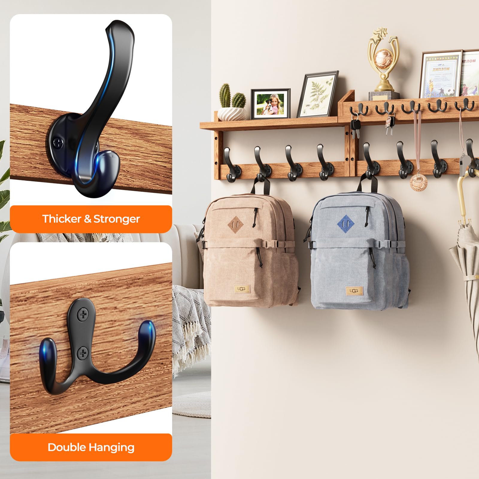 Evermagin wall-mount solution saves floor space in entryways and living rooms