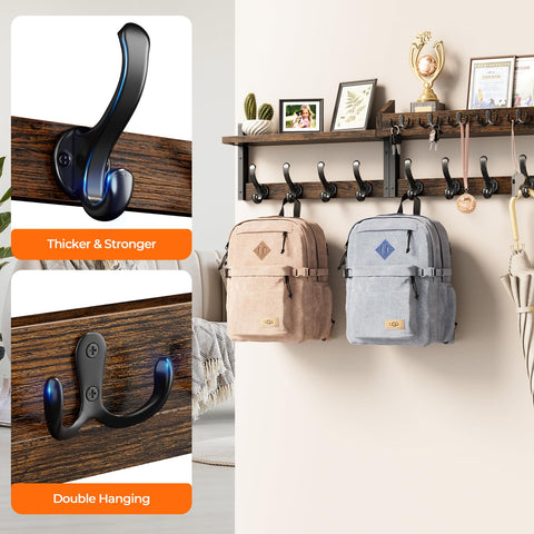Evermagin wall-mounted design saves space while keeping everyday items within reach.