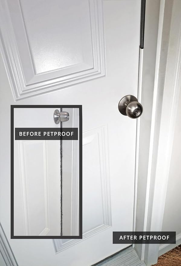 Evermark PETPROOF durable PVC protection for weatherstrips, easy to install without tools.