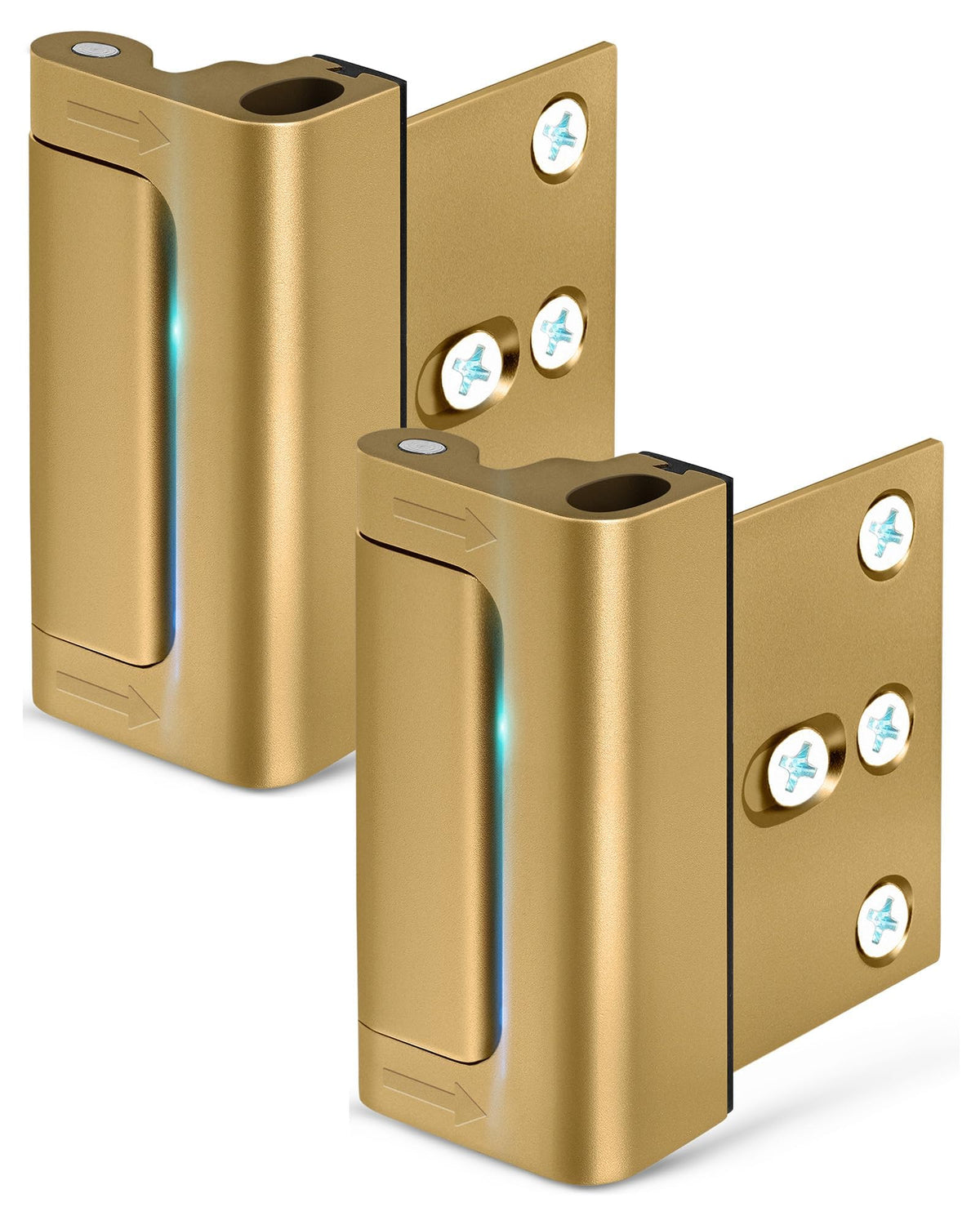EverPlus reinforcement lock mounted on a front door enhances security.
