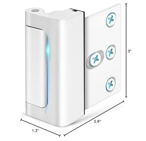 EverPlus 3-inch stop metal construction boosts security against forced entry.