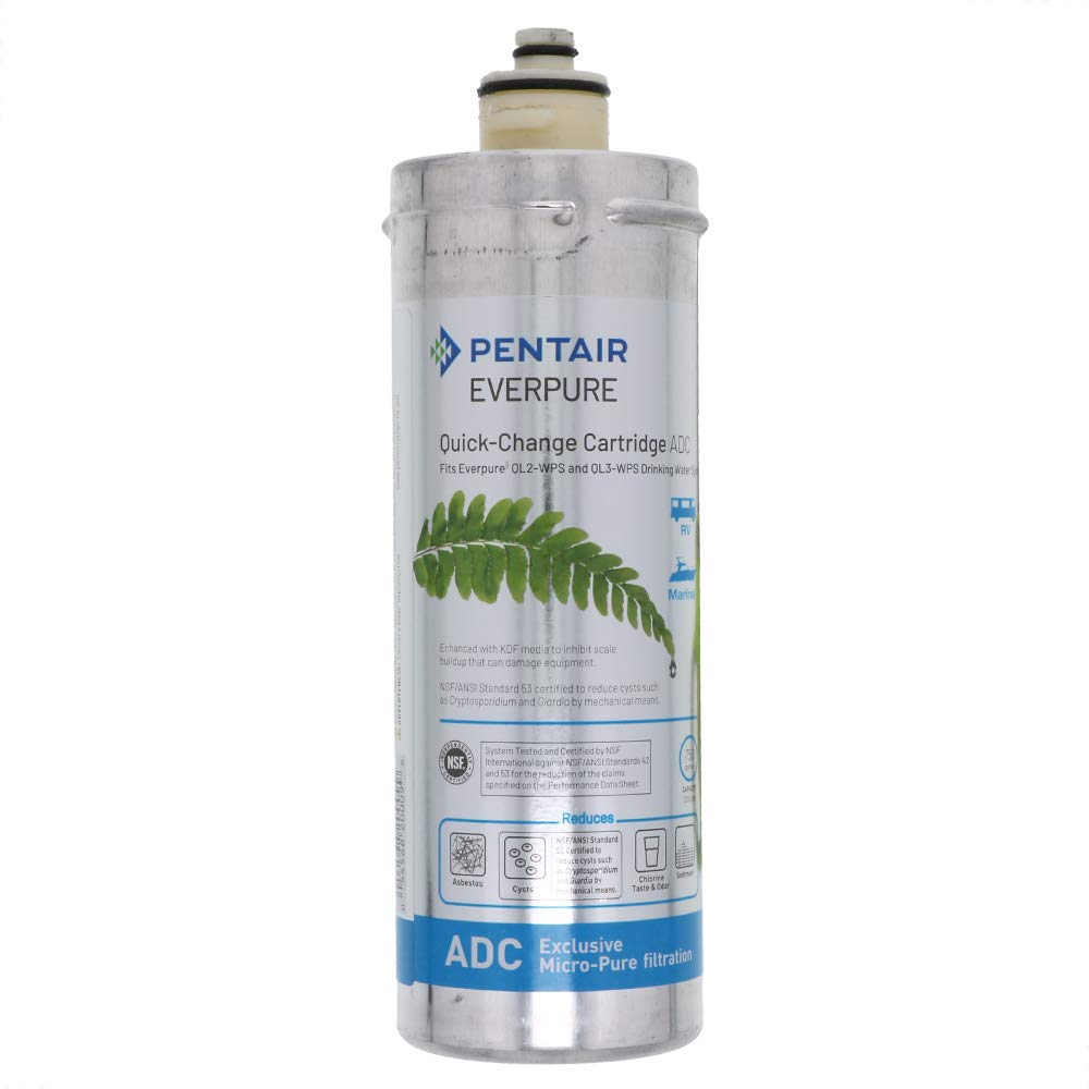 Everpure ADC replacement filter cartridge for clearer ice and better-tasting beverages.