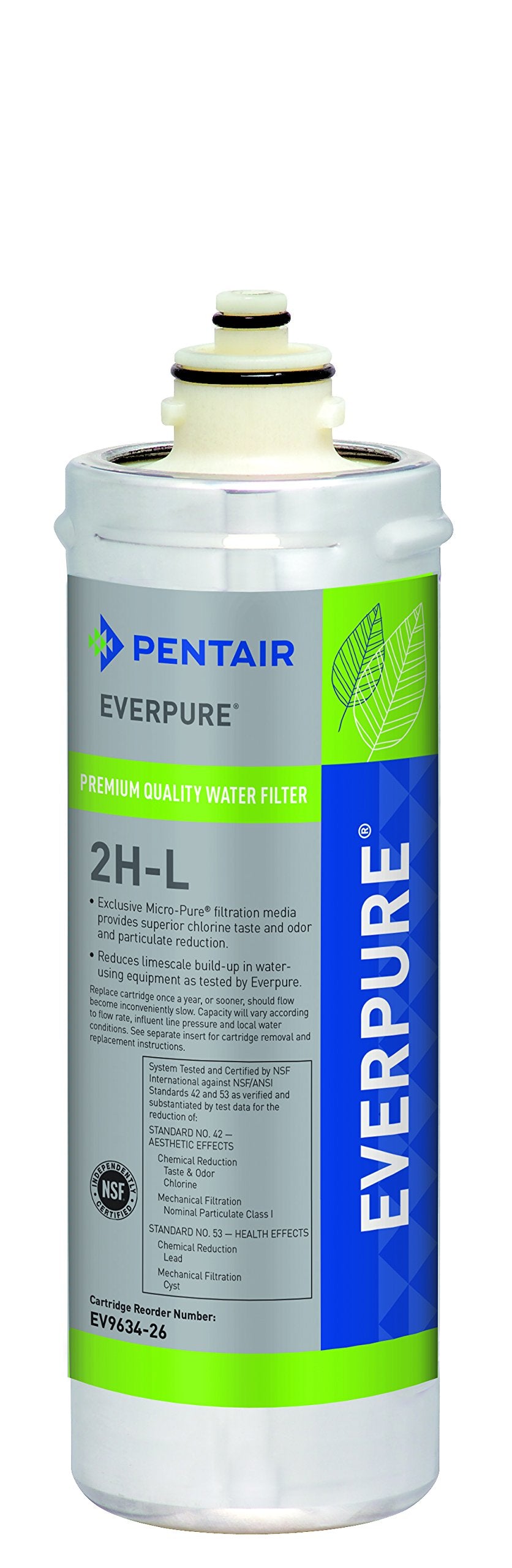 Everpure Aquverse A100 fits 2HL housing for clean-tasting water.
