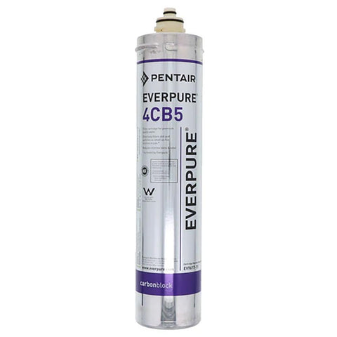 Everpure Ev9617-11 4Cb5 cartridge, side view, reduces chlorine taste and odor for fresher water